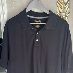 The Foundry Supply Co. Men's Black Polo Shirt